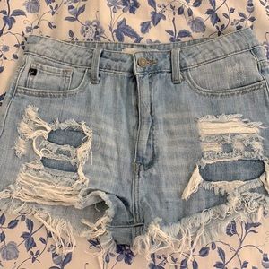 High waisted Denim Shorts
